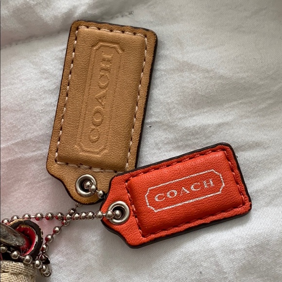 Coach Small Crossbody Bag - Pink/Tan/Silver - Picture 4 of 6